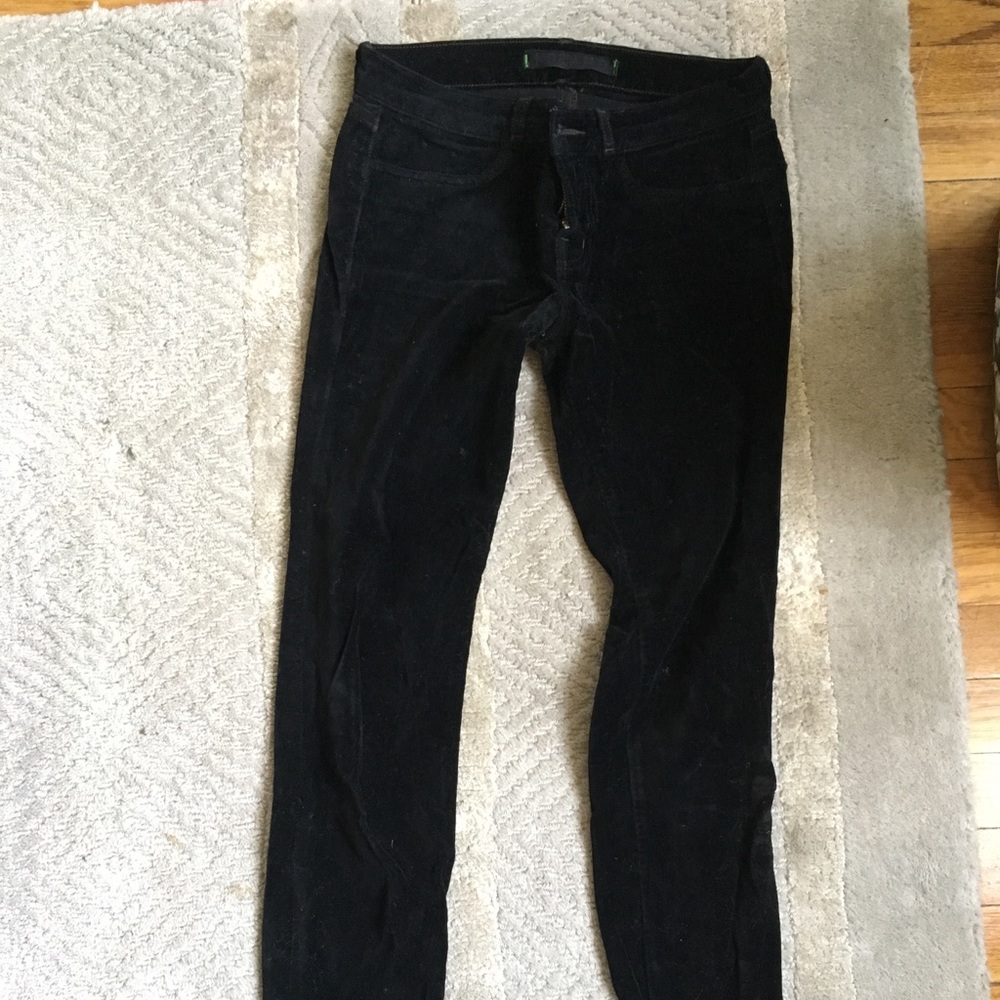 J Brand velvet skinny pants